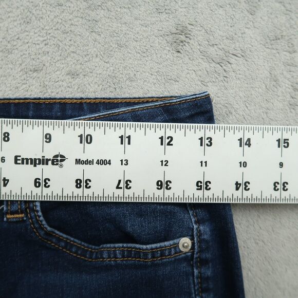 Calvin Klein Jeans Women's Size 2 Blue Mid-Rise Skinny Denim 30" Inseam Stretch - Picture 3 of 16